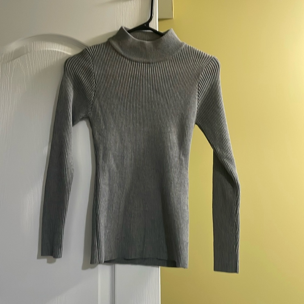 Grey Turtleneck